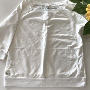 White sweater style shirt